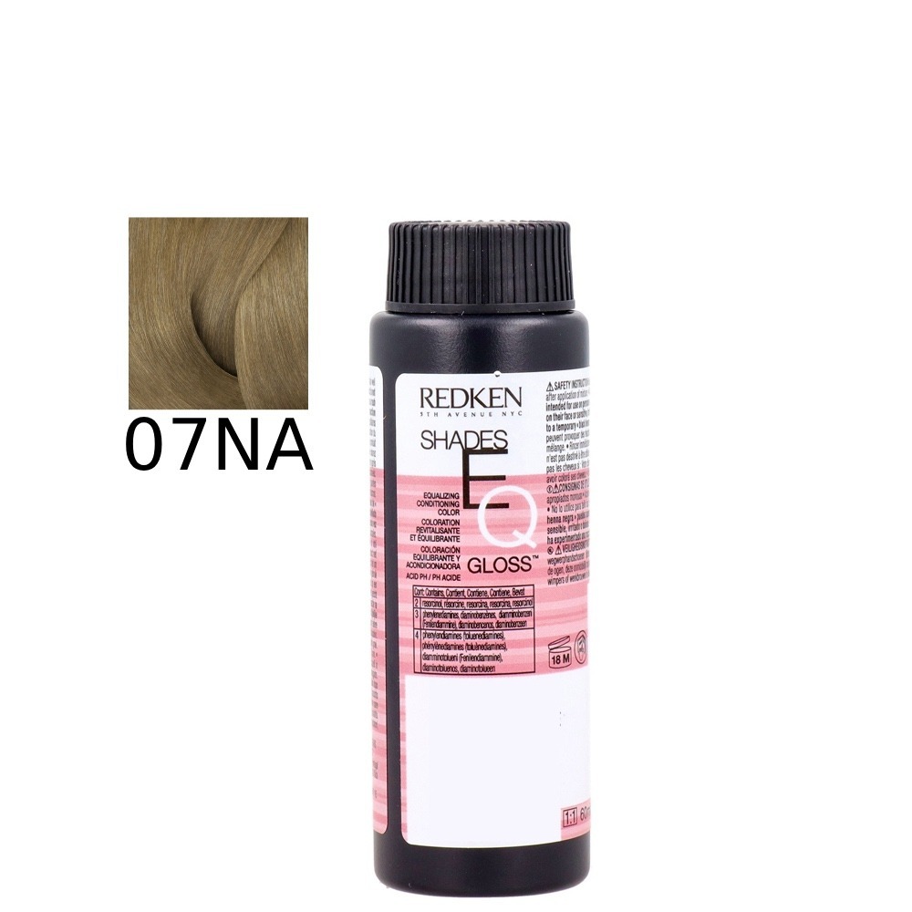 NEW Redken Shades EQ Gloss 07NA Pewter Acidic Demi Permanent Hair Color Toner